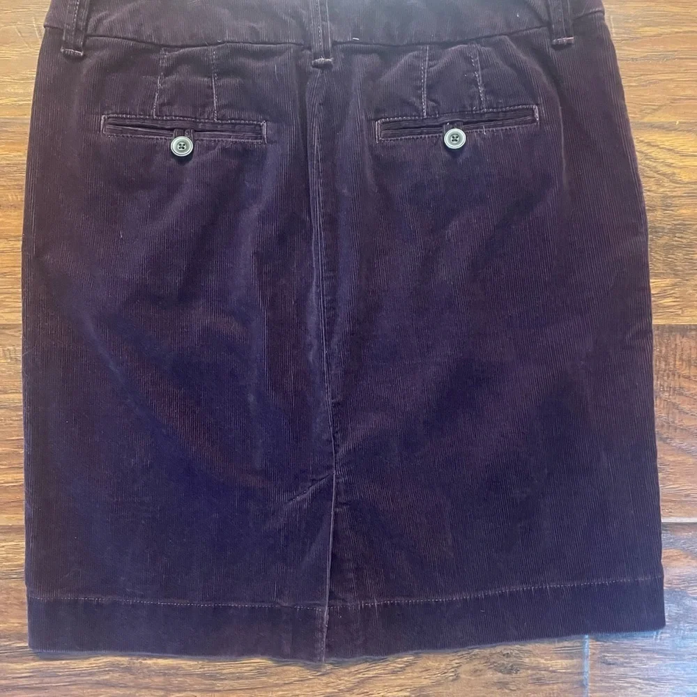 Eddie Bauer Rich Purple Pencil Skirt